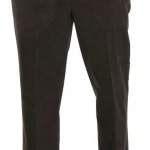 Piet Elastische Taille Broek | Brown Print