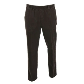 Piet Elastische Taille Broek | Brown Print 