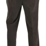 Piet Elastische Taille Broek | Brown Print