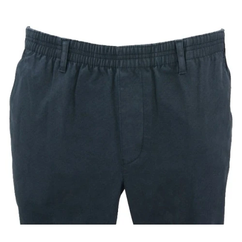 Piet Elastische Taille Broek | Indigo Print