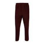 Piet Elastische Taille Broek | Bordeaux Velours