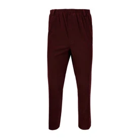 Piet Elastische Taille Broek | Bordeaux Velours