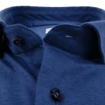 Eterna Overhemd Stretch | Jeans Blauw | www.pietkoopmans.nl