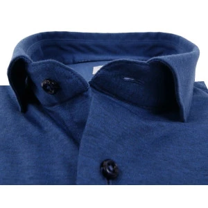 Eterna Overhemd Stretch | Jeans Blauw