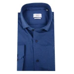 Eterna Overhemd Stretch | Jeans Blauw | www.pietkoopmans.nl