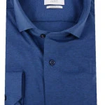 Eterna Overhemd Stretch | Jeans Blauw | www.pietkoopmans.nl
