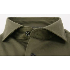 Eterna Overhemd Stretch | Groen
