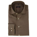 Eterna Performance Overhemd | Khaki | www.pietkoopmans.nl