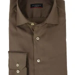 Eterna Performance Overhemd | Khaki | www.pietkoopmans.nl