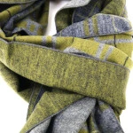Eterna Zijde Shawl Geweven | Grijs Groen | www.pietkoopmans.nl
