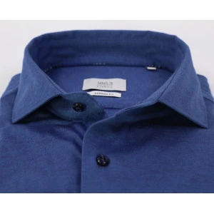 Eterna Overhemd Jersey | Midden Blauw