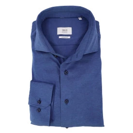 Eterna Overhemd Jersey | Midden Blauw