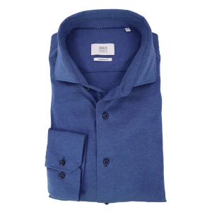 Eterna Overhemd Jersey | Midden Blauw