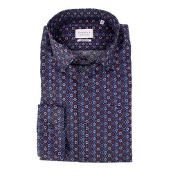 Eterna Overhemd | Marine Brique Print