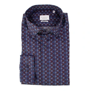 Eterna Overhemd | Marine Brique Print