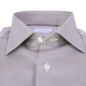 Eterna Overhemd Strijkvrij | Beige Print