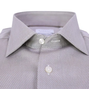 Eterna Overhemd Strijkvrij | Beige Print