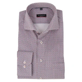 Eterna Performance Overhemd | Rood Print