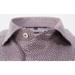 Eterna Performance Overhemd | Rood Print | www.pietkoopmans.nl
