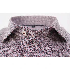 Eterna Performance Overhemd | Rood Print