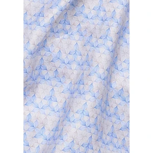 Eterna Overhemd Two Ply | Lichtblauw Beige