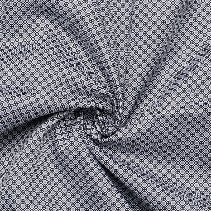 Eterna Overhemd | Taupe Zwart Print | www.pietkoopmans.nl