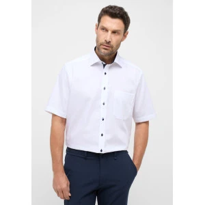 Eterna Shirt Korte Mouw Comfort Fit | Wit