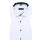 Eterna Shirt Korte Mouw Comfort Fit | Wit | www.pietkoopmans.nl