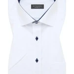 Eterna Shirt Korte Mouw Comfort Fit | Wit | www.pietkoopmans.nl