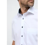 Eterna Shirt Korte Mouw Comfort Fit | Wit | www.pietkoopmans.nl