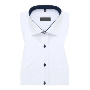 Eterna Shirt Korte Mouw Comfort Fit | Wit