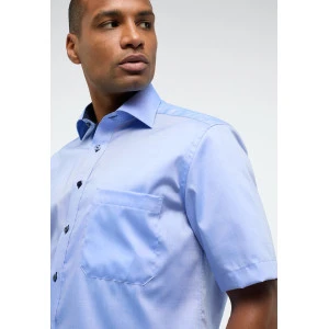 Eterna Shirt Korte Mouw Comfort Fit | Lichtblauw