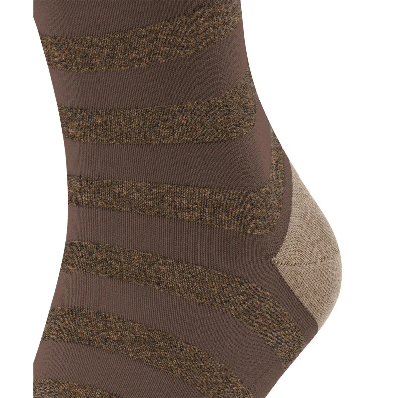 Falke Sensitive Streep | Camel Cognac | www.pietkoopmans.nl