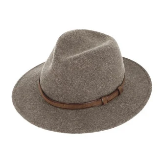Fiebig Wol Vilt Hoed | Taupe