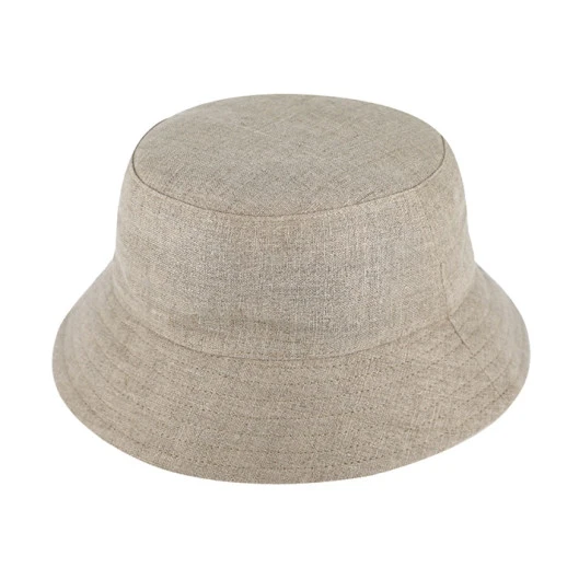 Linnen Bucket Hat | Beige | www.pietkoopmans.nl