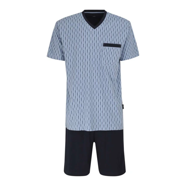 Götzburg Shortama | Blauw Streep | www.pietkoopmans.nl