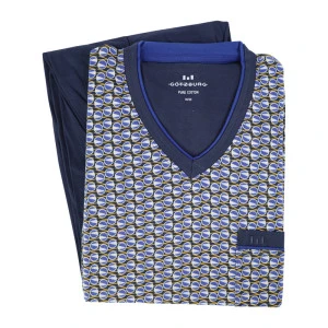 Götzburg Pyjama Tricot | Geel Geprint