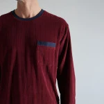 Götzburg Heren Badstof Pyjama | Bordeaux | www.pietkoopmans.nl