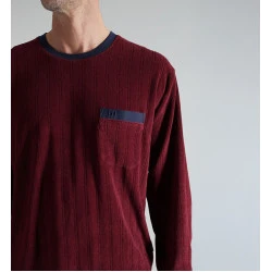 Götzburg Heren Badstof Pyjama | Bordeaux