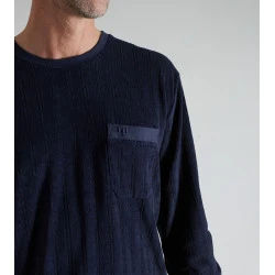 Götzburg Heren Badstof Pyjama | Marine