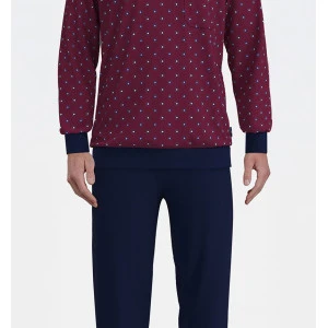 Götzburg Heren Pyjama | Bordeaux Print