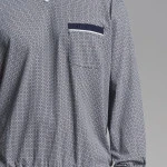 Götzburg Pyjama Tricot | Marine Print | www.pietkoopmans.nl