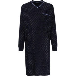 Gotzburg Nachthemd | Blauw met Print