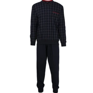 Gotzburg Pyjama Tricot | Blauw Ruit