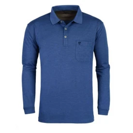 Hajo Polo Lange Mouwen | Blauw