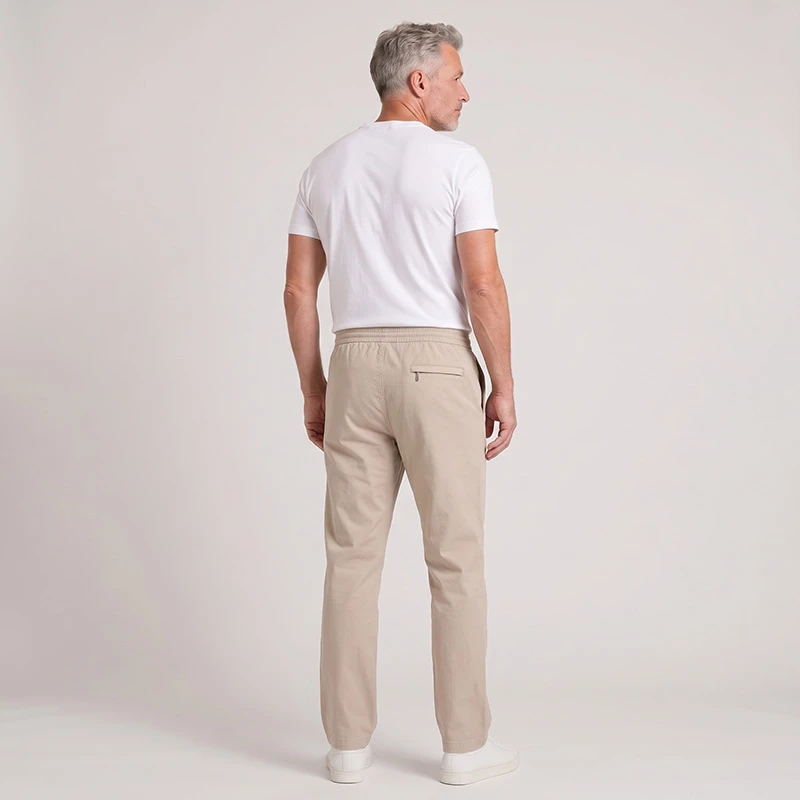Hajo Comfortabel Stretch Broek | Beige | www.pietkoopmans.nl