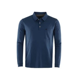 Hajo Polo Lange Mouw Soft | Marine Print