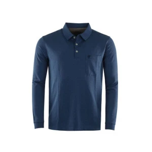 Hajo Polo Lange Mouw Soft | Marine Print