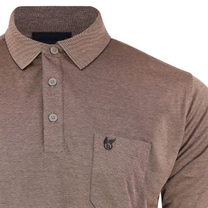 Hajo Polo Lange Mouw Soft | Nougat