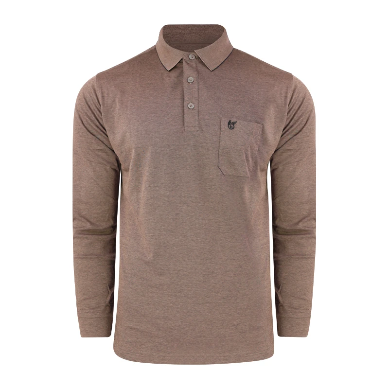 Hajo Polo Lange Mouw Soft | Nougat | www.pietkoopmans.nl